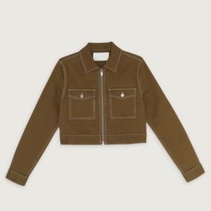 Cropped Twill Jacket (OAK + FORT)
